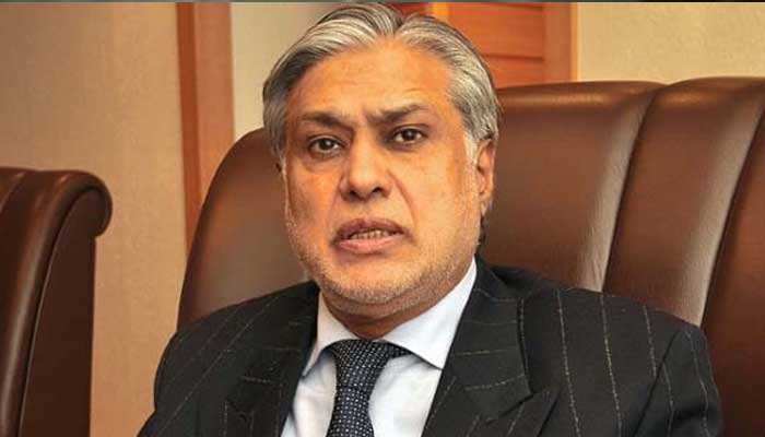 Deputy Prime Minister and Foreign Minister Ishaq Dar speaks at a private event in an undated picture. APP/File