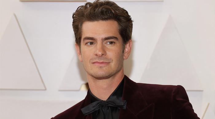 Andrew Garfield reacts to viral horse meme in 'We Live in Time' poster