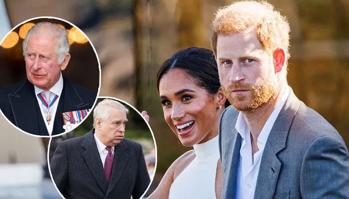 Prince Harry, Meghan reaction to Prince Andrew, King Charles feud laid bare