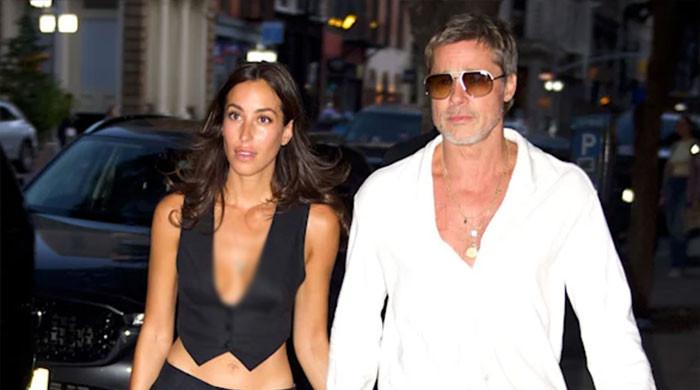 Brad Pitt rocks wild look on NYC date night with Ines de Ramon