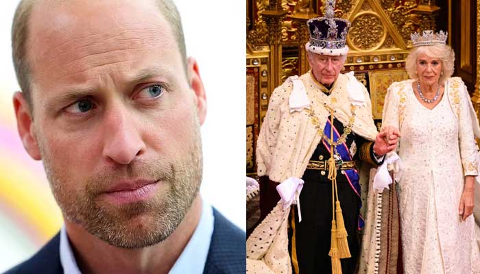 Prince William looks sad after King Charles announcement