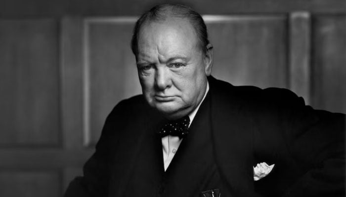 The stolen photo of Sir Winson Churchill taken by Yousuf Karsh in 1941.— Camera Press/file