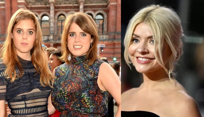 Princess Beatrice has also appeared this week alongside TV presenter Holly Willoughby at the BGC annual charity day.