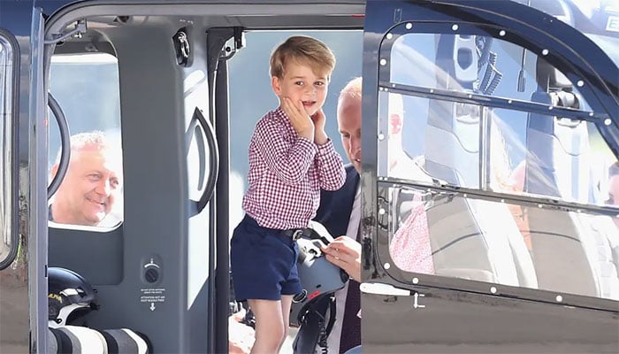 Prince George’s aviation dreams come true with flying lesson.