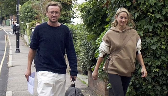 Tom Felton looks unrecognizable on romantic Portofino trip with Roxanne Danya.