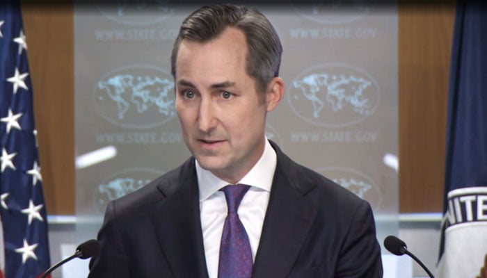 US State Department’s Spokesperson Matthew Miller speaks to the media in Washington, US on September 17, 2024. — Screengrab via State Department website