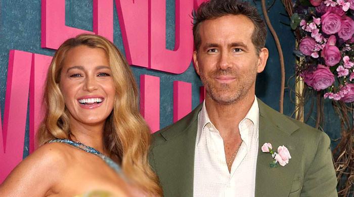 Blake Lively and Ryan Reynolds address the drama “It Ends With Us” with a joint step