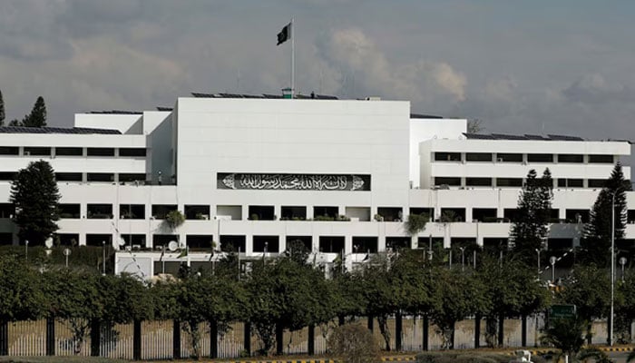 A general view of the Parliament building in Islamabad, Pakistan on January 23, 2019. — Reuters