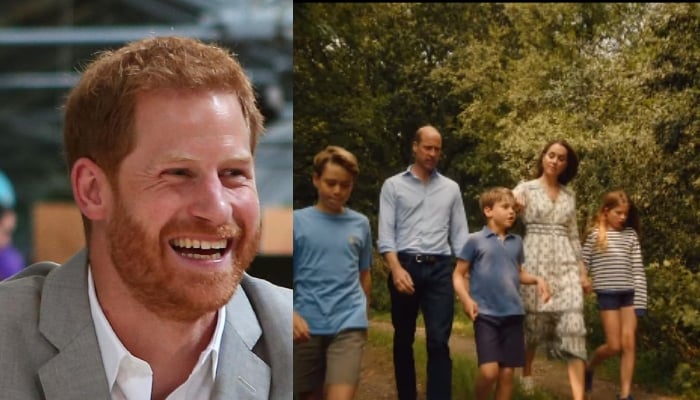 The post was accompanied by an image of Prince Harry smiling