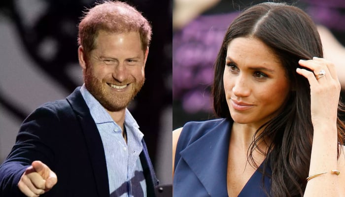 Prince Harry beams with joy as Meghan Markle skips major event