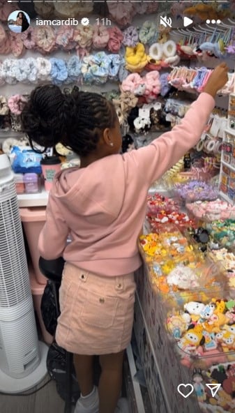 Cardi B shares adorable snaps from mini shopping spree