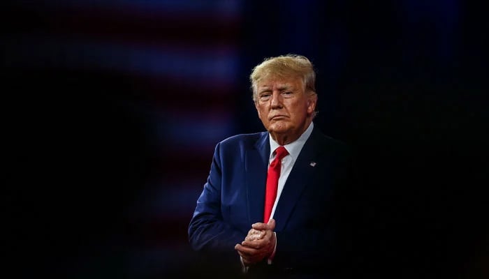 Former US president Donald Trump speaks at the Conservative Political Action Conference 2022 (CPAC) in Orlando, Florida, on February 26, 2022. — AFP