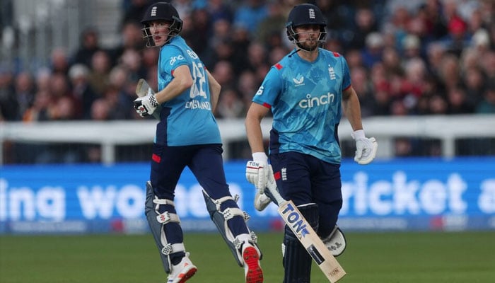 Englands Harry Brook and Will Jacks. — Reuters/file