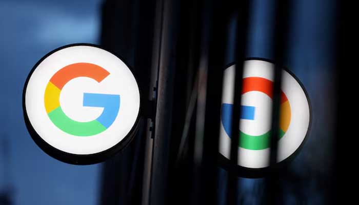 The logo for Google LLC is seen at the Google Store Chelsea in Manhattan, New York City, US, November 17, 2021. — Reuters