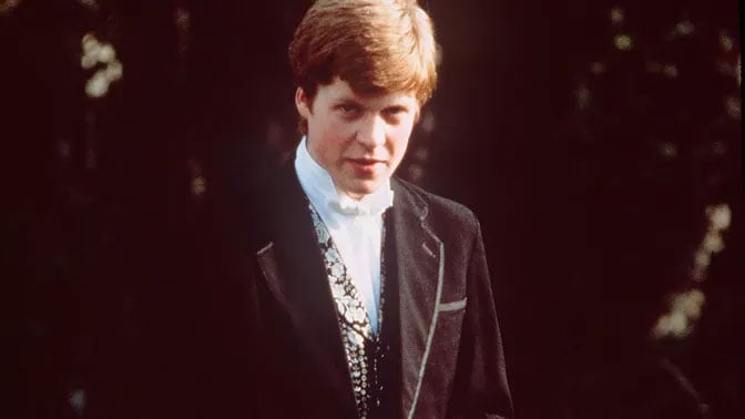 Princess Dianas brother Charles Spencer when he was young