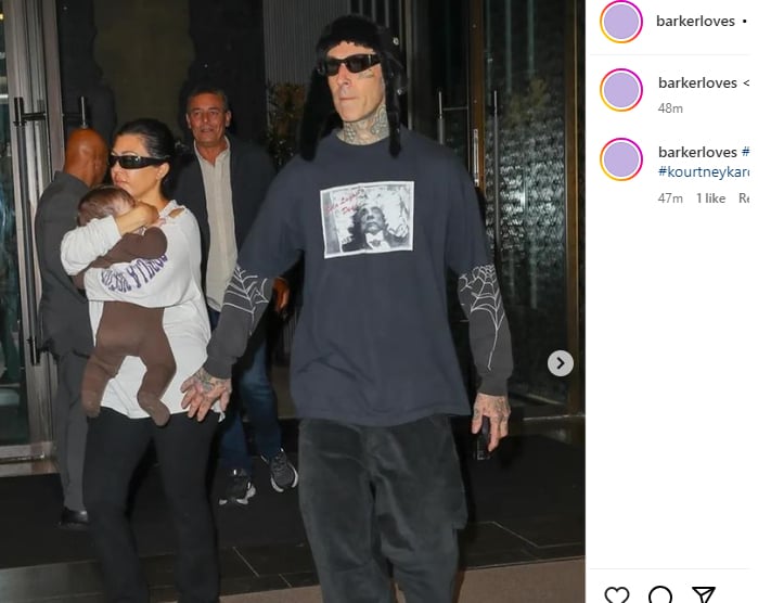 Kourtney Kardashian, Travis Barker embark on new journey with baby Rocky