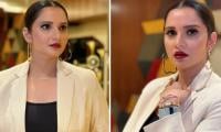 Sania Mirza Wows Admirers In Classic Red Lipstick Look