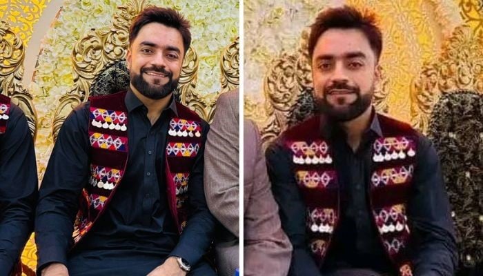 Rashid Khan at his wedding ceremony. — X/@AfghanAatalan1