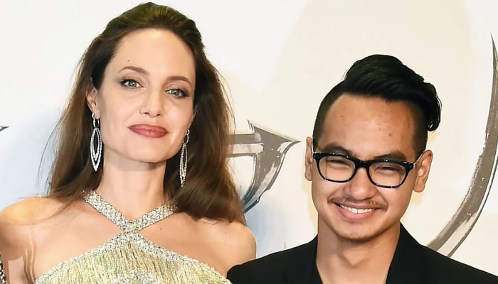 Angelina Jolie spotted at JFK International airport with son Maddox