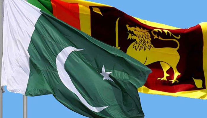 A representational image of Pakistan and Sri Lankan flags. — Facebook/Pakistan High Commission Colombo