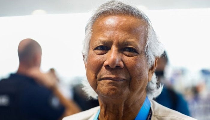 Nobel laureate Muhammad Yunus stands at Paris Charles de Gaulle airport in Roissy-en-France, France August 7, 2024. — Reuters