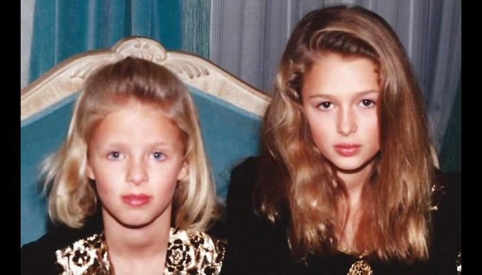 Paris Hilton shared a blast from the past.