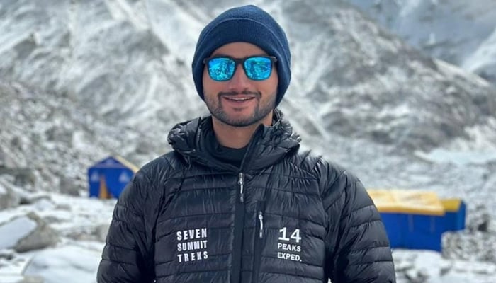 Pakistani mountaineer Shehroze Kashif. — Reporter