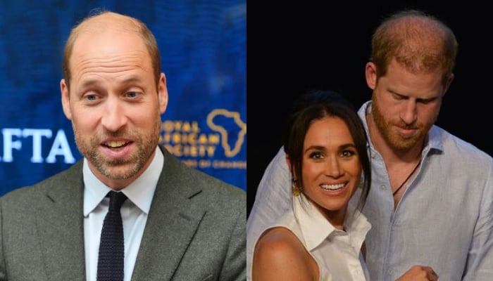 Prince William breaks cover as Prince Harry returns to Meghan Markle