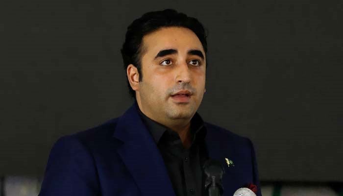 Pakistan Peoples Party (PPP) Chairman Bilawal Bhutto-Zardari talks to journalists.— Reuters/File