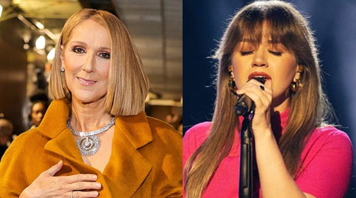 Celine Dion weeps over Kelly Clarkson's 'My Heart Will Go On' cover