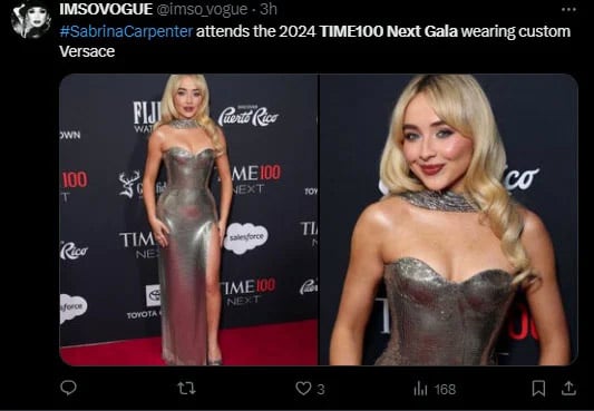 Sabrina Carpenter slated for debut performance at 2024 Time100 Next Gala