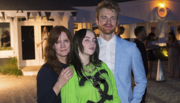 Billie Eilish and Finneas reaction to mom Maggie Bairds Glamour honour