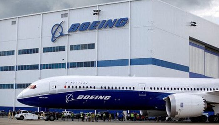 A Boeing 787-10 Dreamliner taxis past the Final Assembly Building at Boeing South Carolina in North Charleston, South Carolina, United States, March 31, 2017. — Reuters