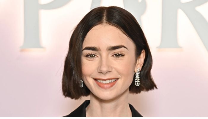 Lily Collins rocked her black suit at the Film Festival.