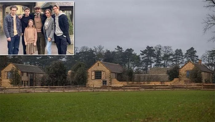 The Beckhams peaceful Cotswold home disturbed by constant aircraft flyovers.