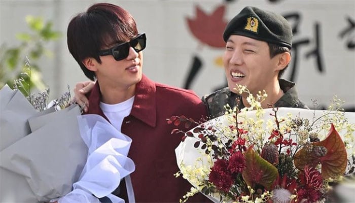 J-Hope returns to BTS family after completing military service.