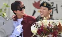 K-pop's J-Hope Welcomed By Jin And Throngs Of Fans After Finishing Military Duty