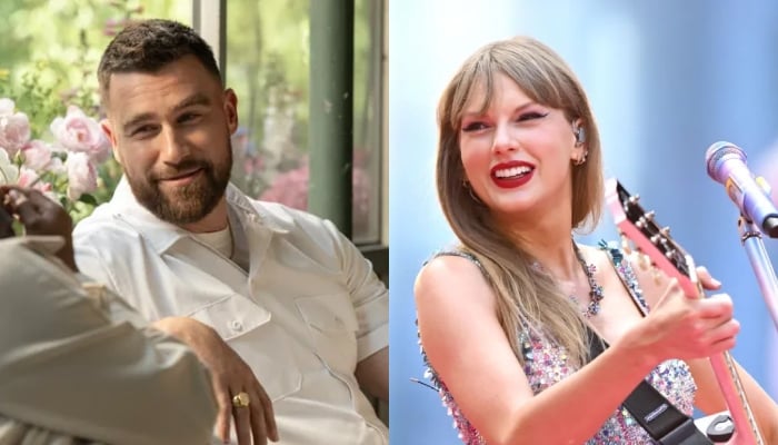 Taylor Swifts beau Travis Kelce surprises fans with new insane look