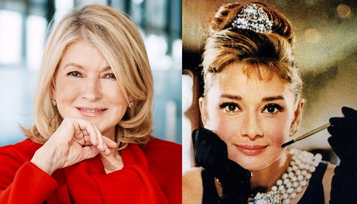 Martha Stewart chanelled Audrey Hepburn’s characters Holly Golightly from Breakfast at Tiffanys