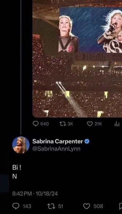 Sabrina Carpenter lands in trouble for her remarks against Taylor Swift