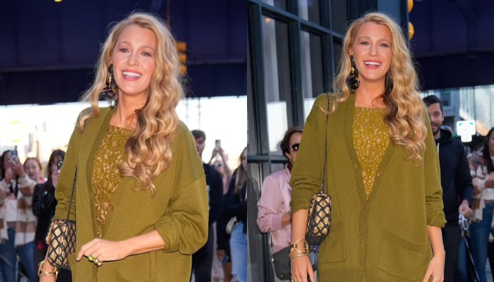 Blake Lively drops jaws in sheer green dress as she steps out in NYC