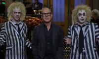 Michael Keaton’s SNL Monologue Takes Hilarious Turn With Beetlejuice Antics