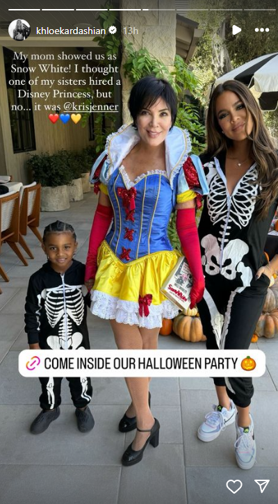 Khloe Kardashian drops unseen photos from pre-Halloween party