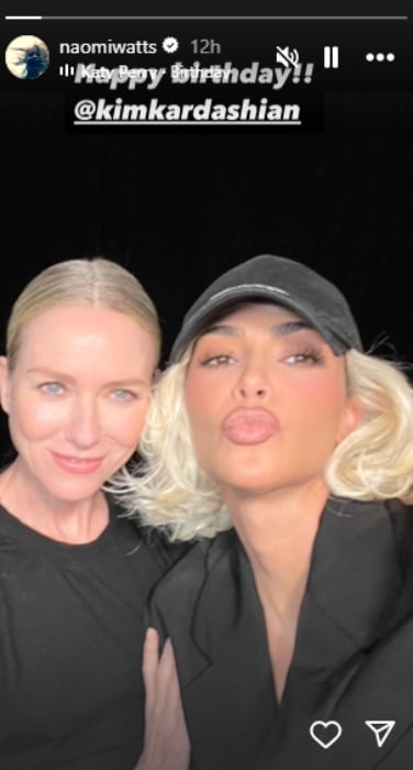 L'amitié improbable de Naomi Watts et Kim Kardashian vole la vedette