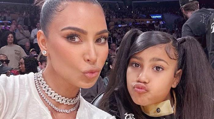 North West Goes Out With Offbeat Jewelry Gift For Kim Kardashian's 44th ...