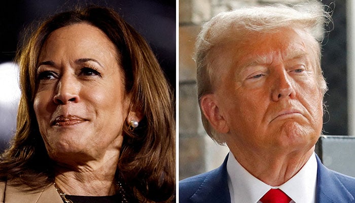 Democratic Vice President Kamala Harris and Republican opponent former US President Donald Trump are seen in a combination of file photographs. — Reuters