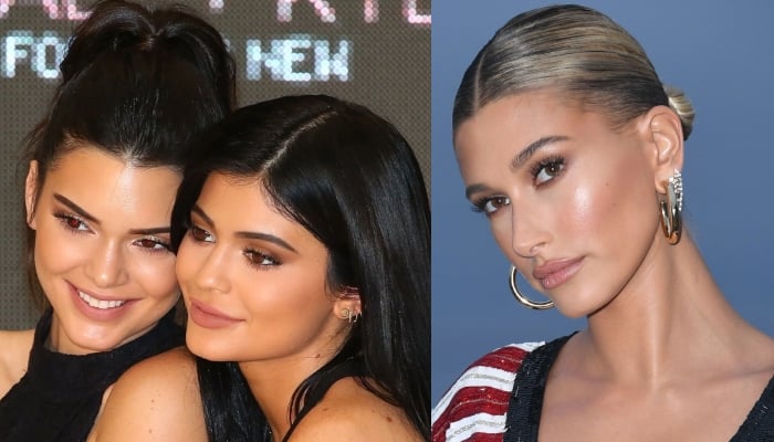 Kendall and Kylie Jenner attend Hailey Bieber's party