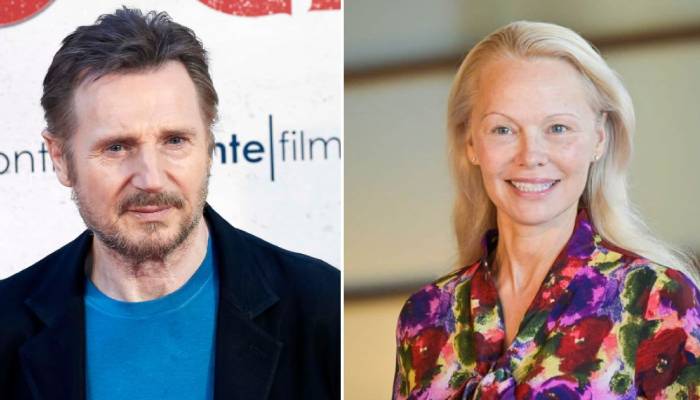 Liam Neeson praises Naked Gun co-star Pamela Anderson