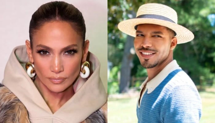 Jennifer Lopez makes rare appearance with singer Stevie Mackey and kids