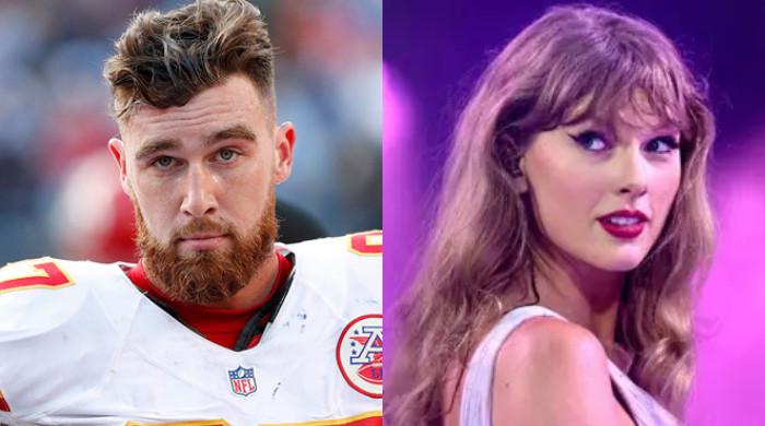 Travis Kelce gets surprised with Taylor Swift inspired celebration by fans